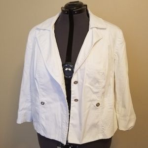 White Cato blazer jacket